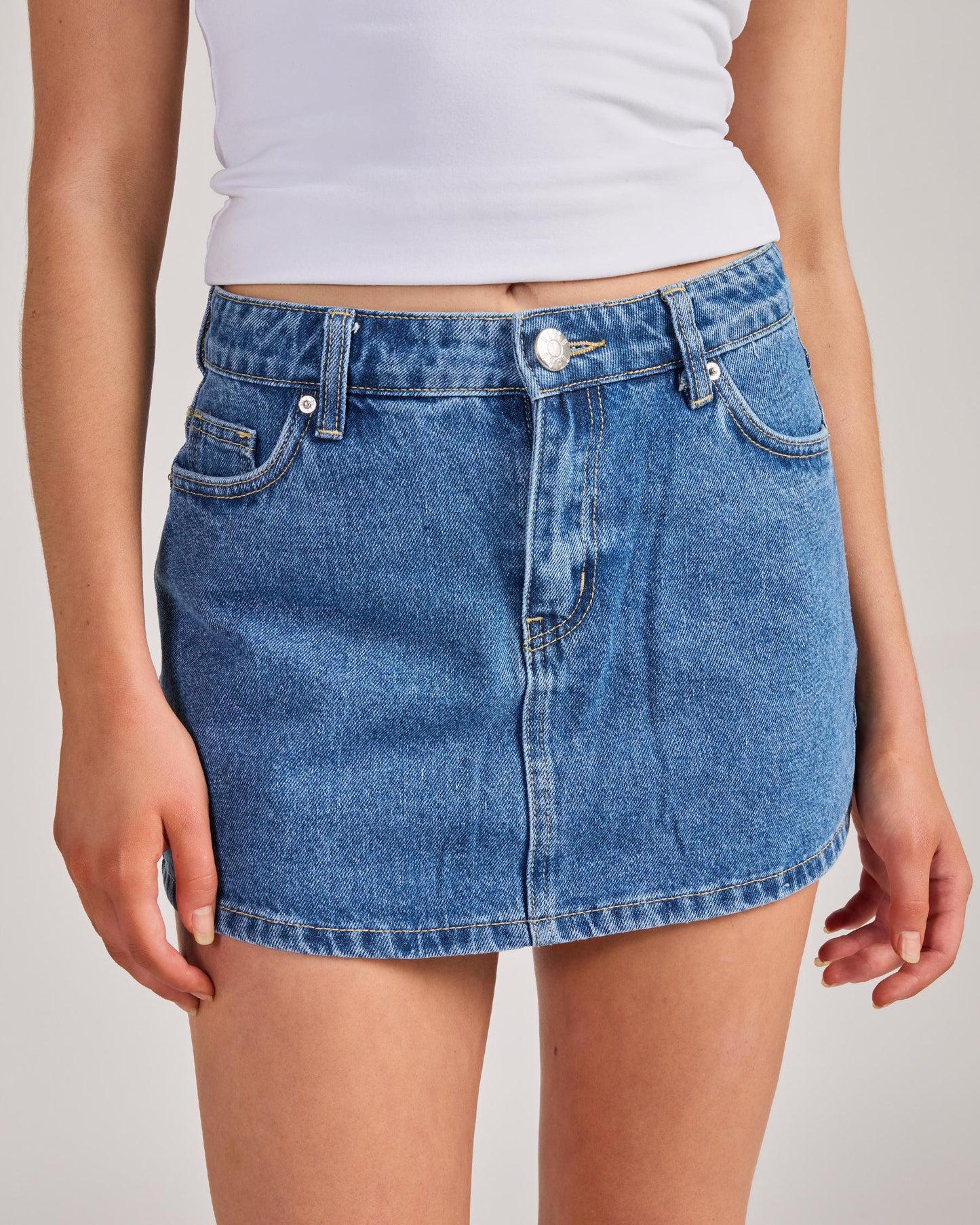 Denim Skort