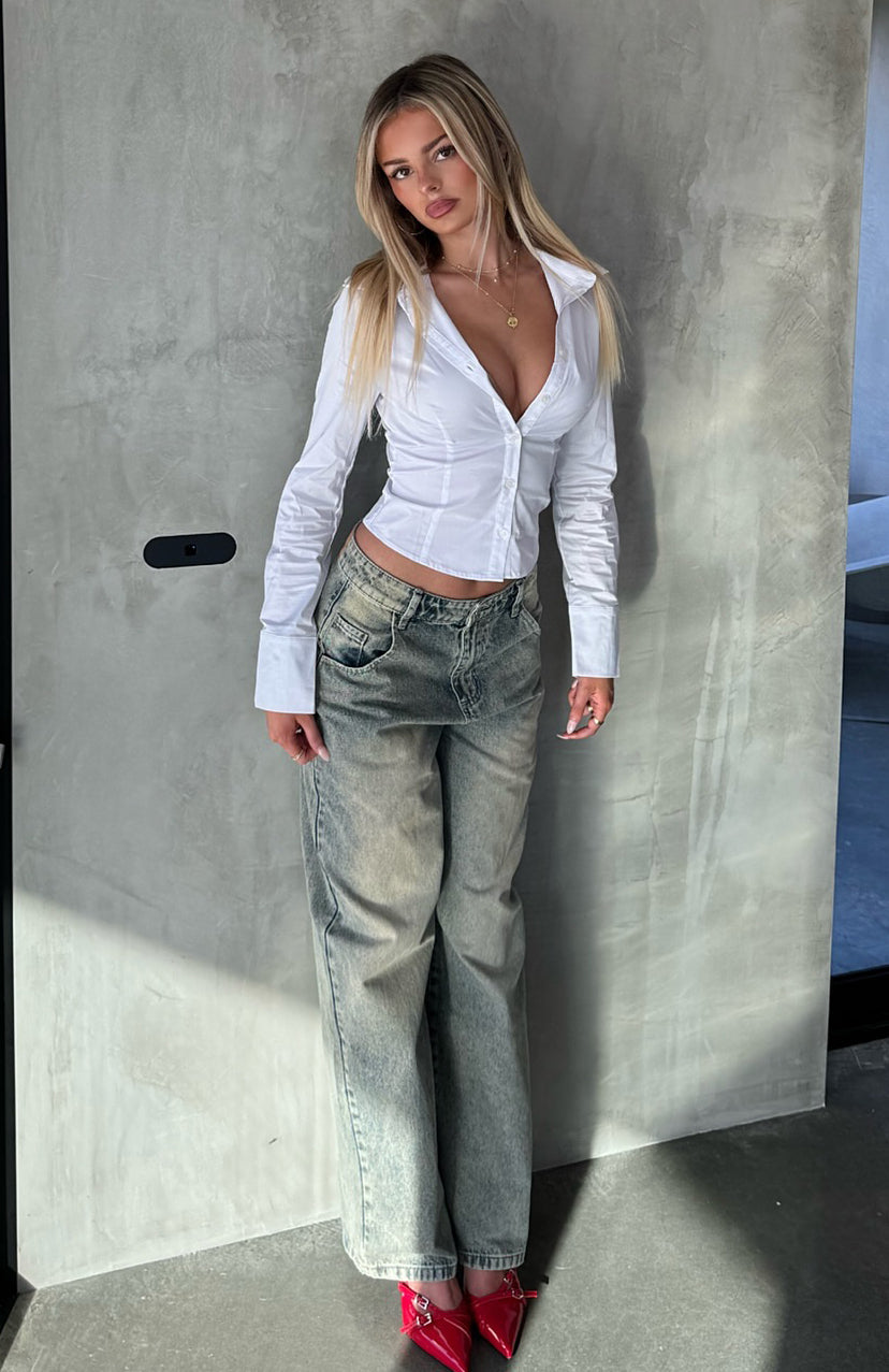 Sirini White Elegance Blouse