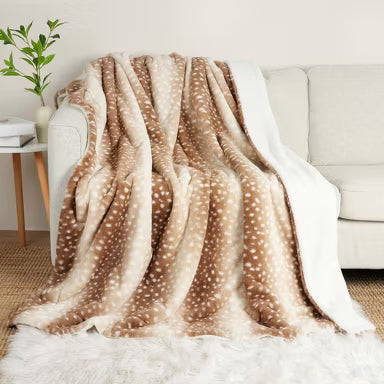Deer Print Blanket