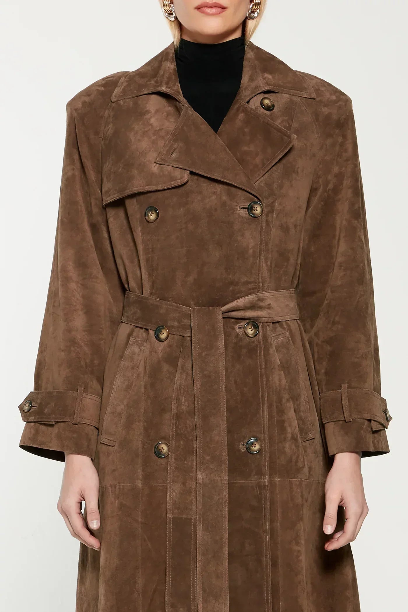 Sibba Suede | Trenchcoat