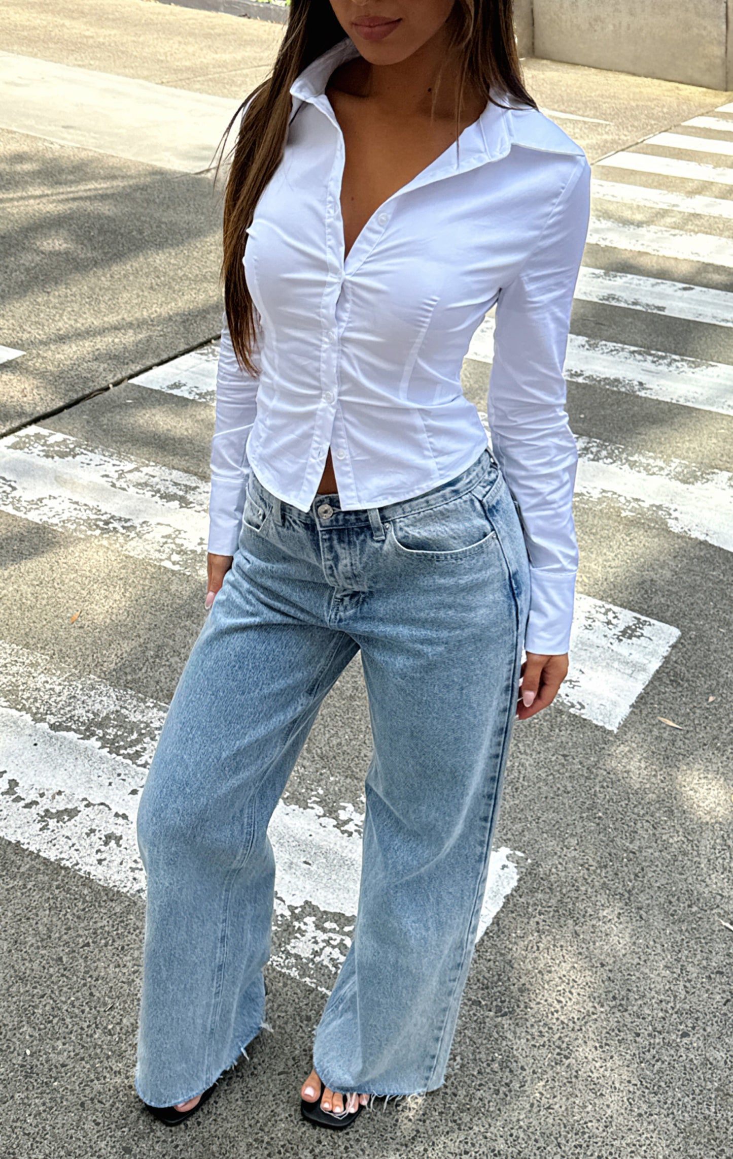 Sirini White Elegance Blouse