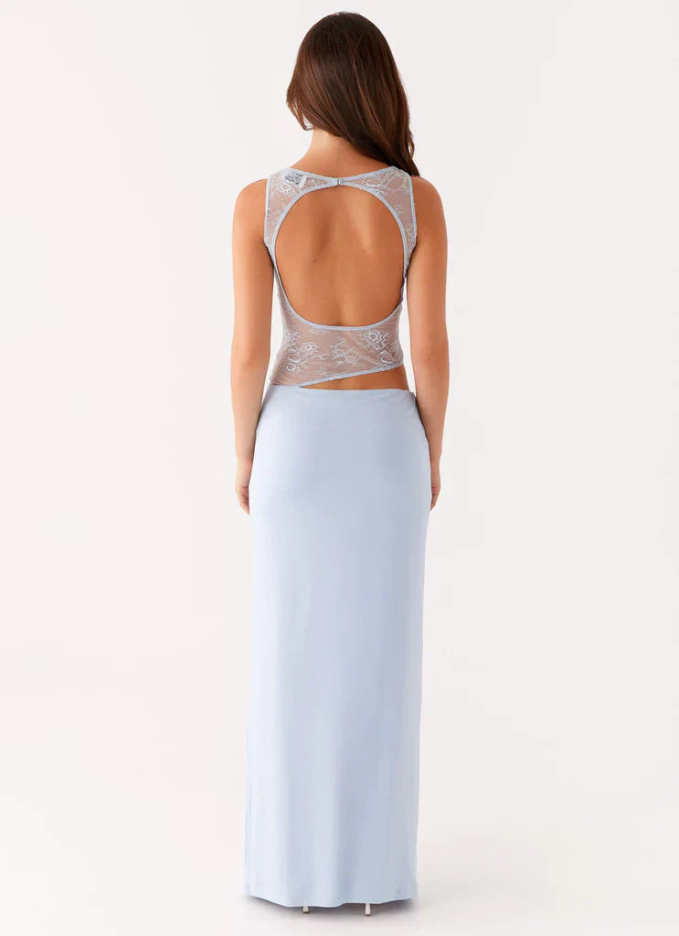Celeste Lace Cut Maxi Dress