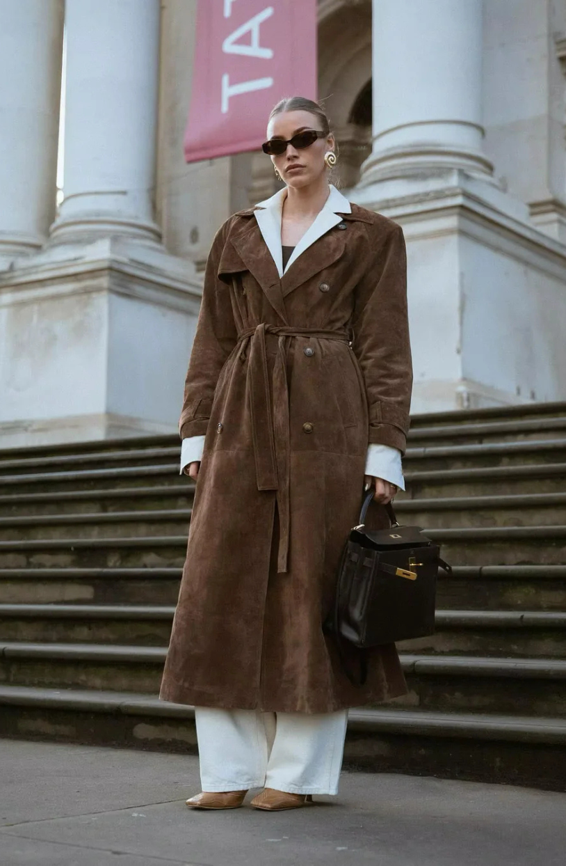 Sibba Suede | Trenchcoat