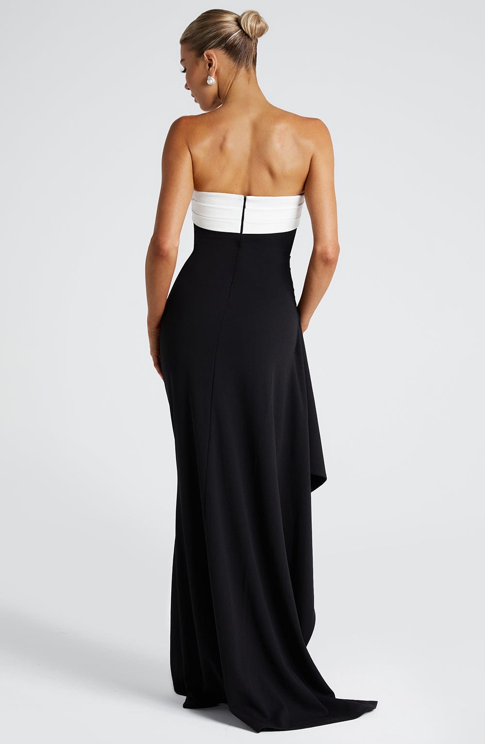 Zafira Dress Black/White