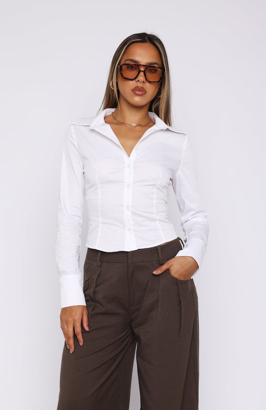 Sirini White Elegance Blouse