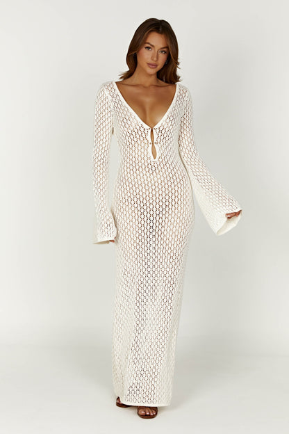 Alisha  Fishtail Maxi Dress