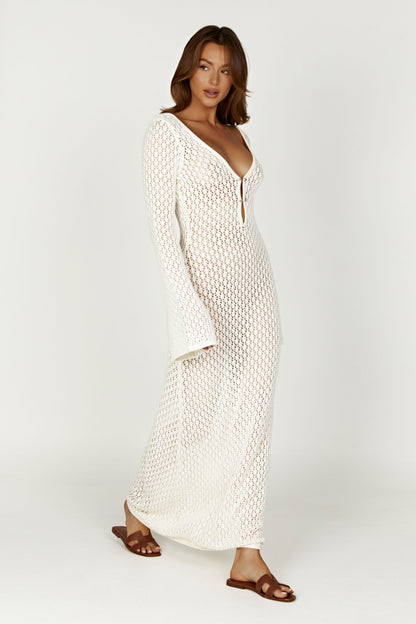 Alisha  Fishtail Maxi Dress