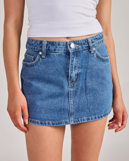 Denim Skort