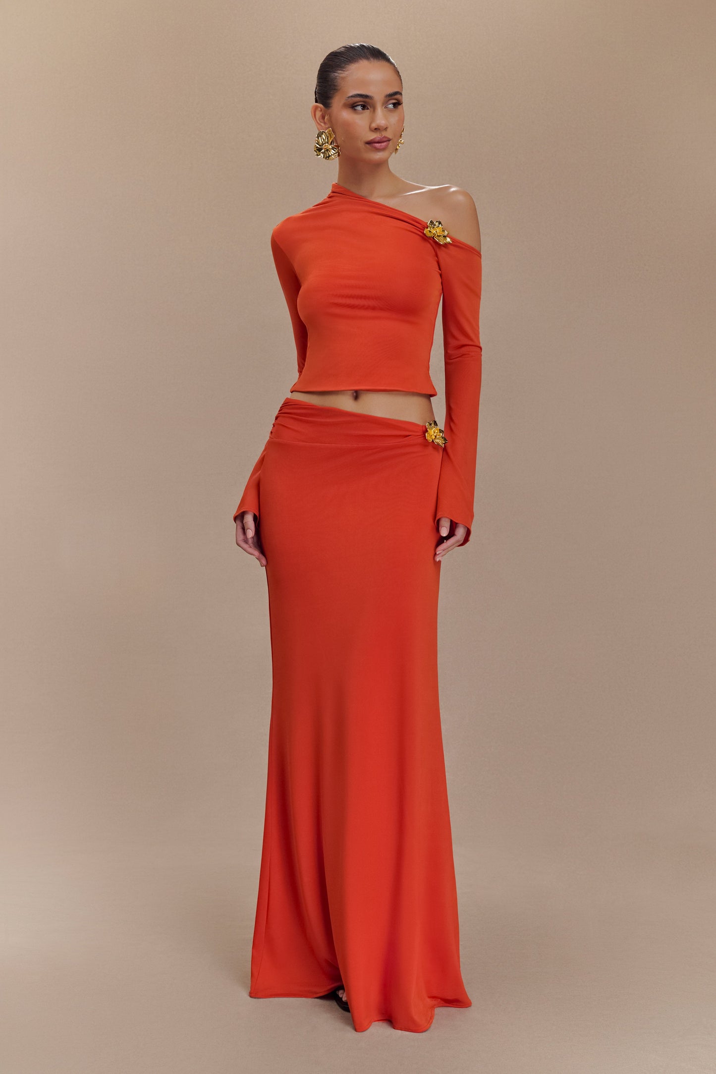 Asymmetrical Maxi Skirt