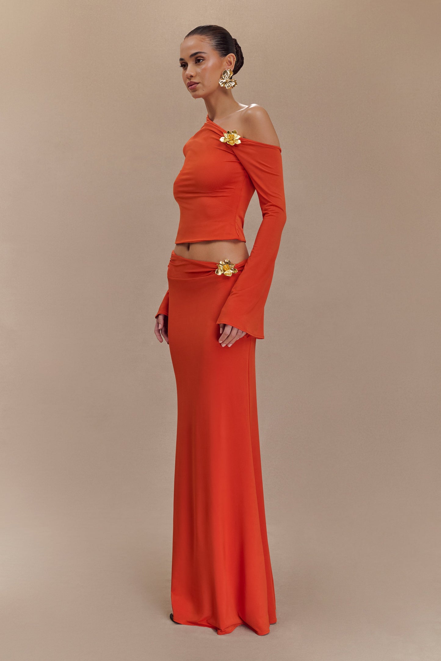 Asymmetrical Maxi Skirt