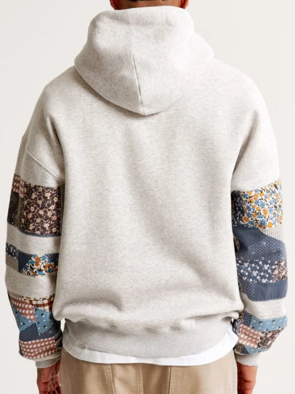 Unisex Patchwork Hoodie
