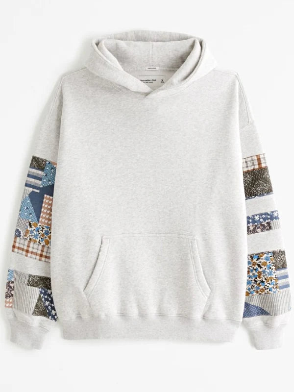 Unisex Patchwork Hoodie