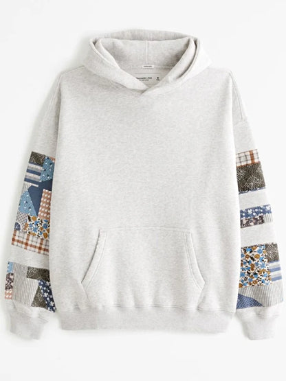 Unisex Patchwork Hoodie