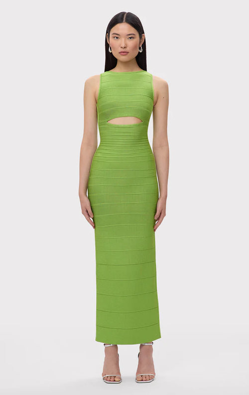 The Tanya Sleeveless Cut-Out Gown