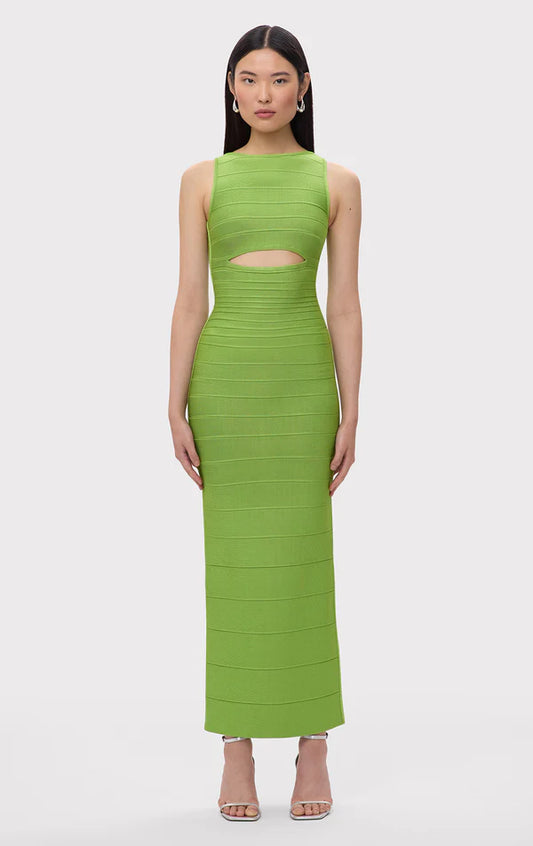 The Tanya Sleeveless Cut-Out Gown
