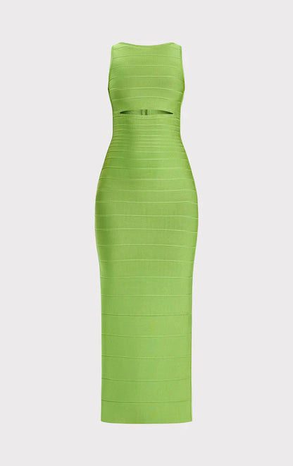 The Tanya Sleeveless Cut-Out Gown