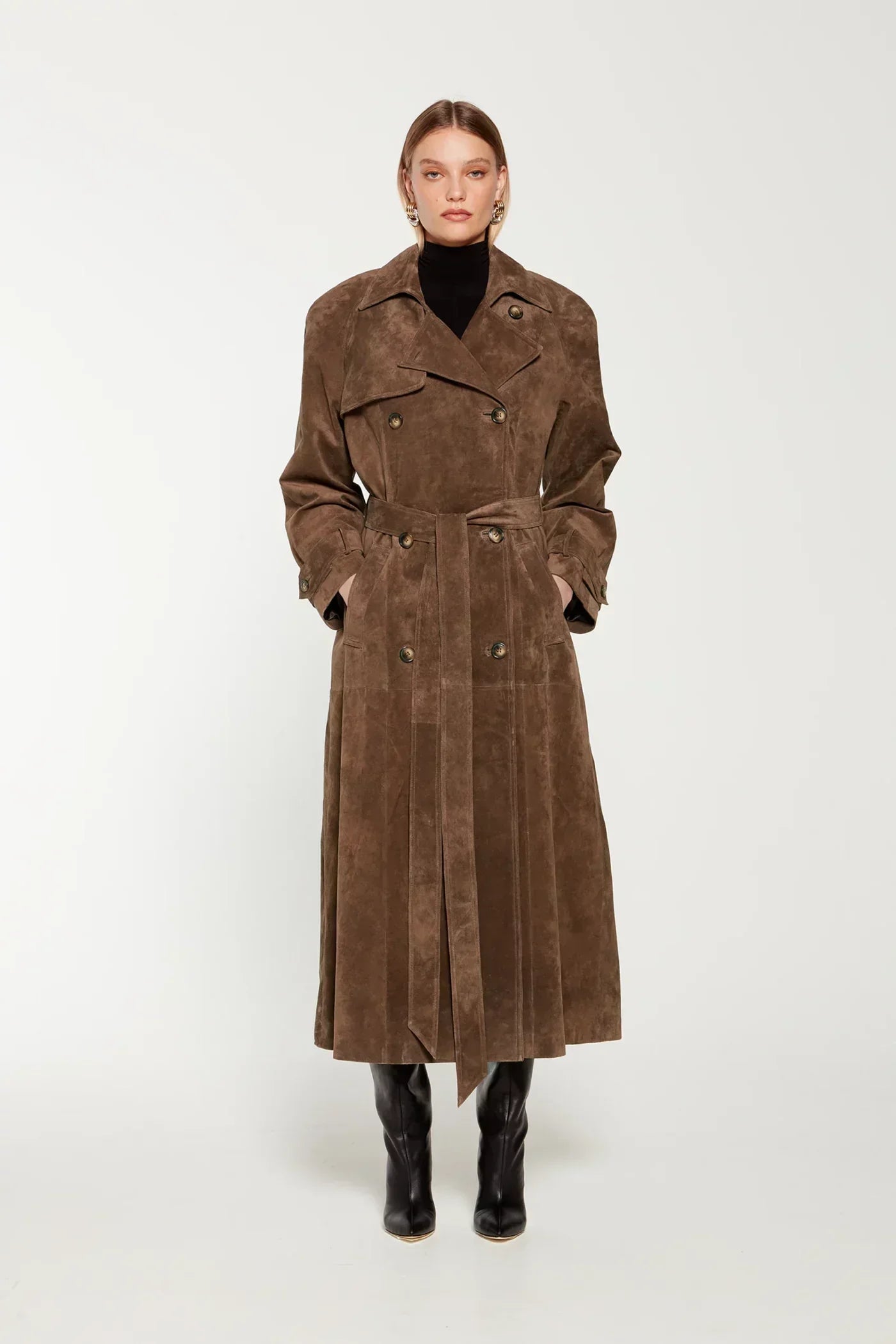 Sibba Suede | Trenchcoat