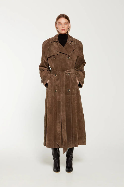 Sibba Suede | Trenchcoat