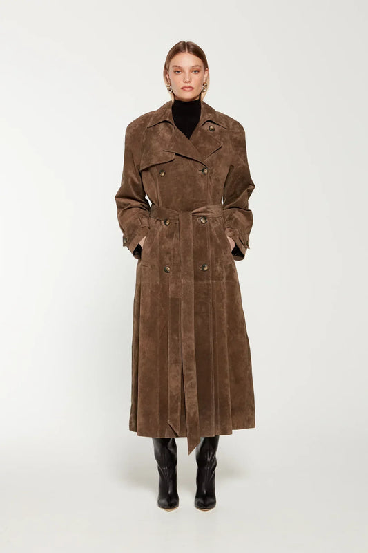 Sibba Suede | Trenchcoat