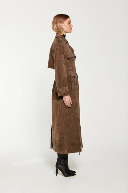 Sibba Suede | Trenchcoat