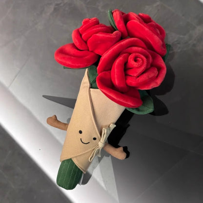 Valentine's Rose Plush Buddy