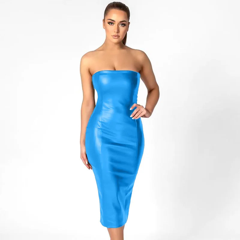 Leather Amalia Women's Dress