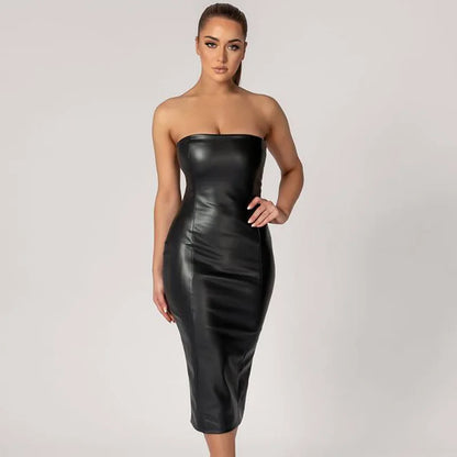 Leather Amalia Women's Dress
