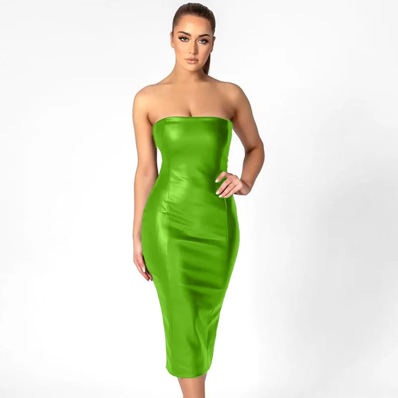 Leather Amalia Women's Dress