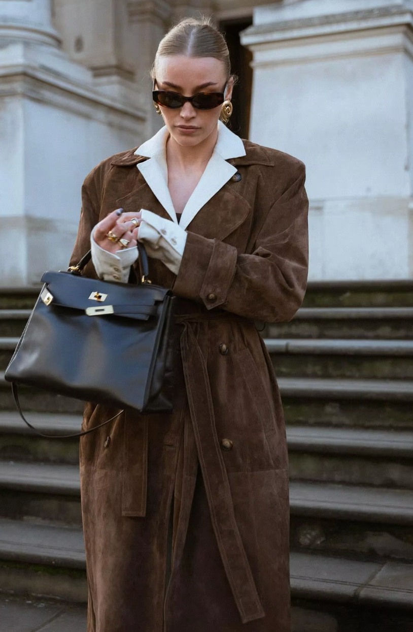 Sibba Suede | Trenchcoat