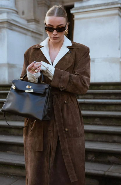 Sibba Suede | Trenchcoat