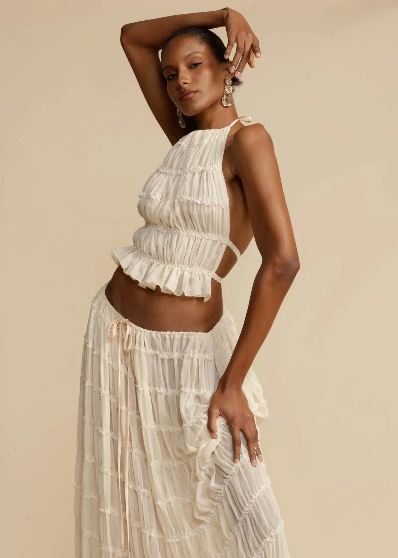 Alice  | Skirt With Top Set