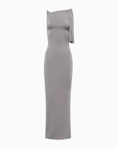 Melisa Suede Maxi Dress