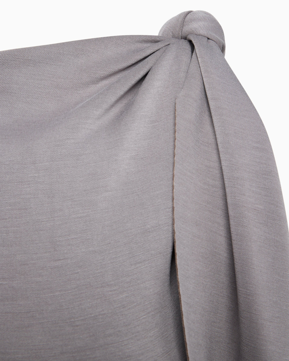 Melisa Suede Maxi Dress