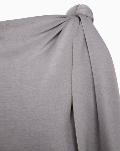 Melisa Suede Maxi Dress