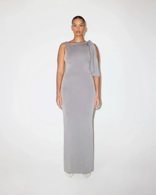 Melisa Suede Maxi Dress