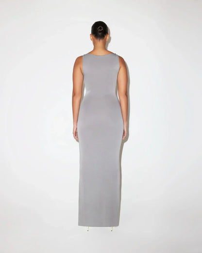 Melisa Suede Maxi Dress